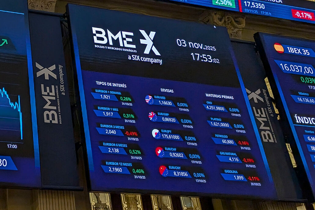 Ibex 35 hoy, la Bolsa en Directo | El Ibex apunta por debajo de los 16.000 puntos