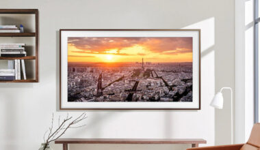 Parece un cuadro, pero es una tele de Samsung con pantalla de 65 pulgadas y tiene uno de sus mejores precios hasta la fecha