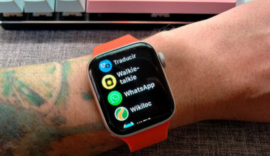 acabo de enviar un audio de WhatsApp desde el Apple Watch