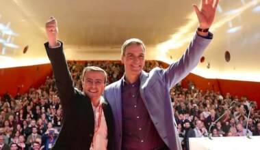 Pedro Sánchez suspende el mitin en Extremadura por el temporal en plena polémica por el vídeo sobre la idoneidad de Gallardo como candidato - El Mundo