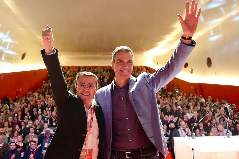 Pedro Sánchez suspende el mitin en Extremadura por el temporal en plena polémica por el vídeo sobre la idoneidad de Gallardo como candidato - El Mundo