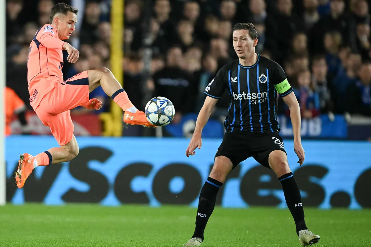 Brujas - Barcelona, en directo: Tzolis marca en propia puerta el gol del empate azulgrana - El Mundo