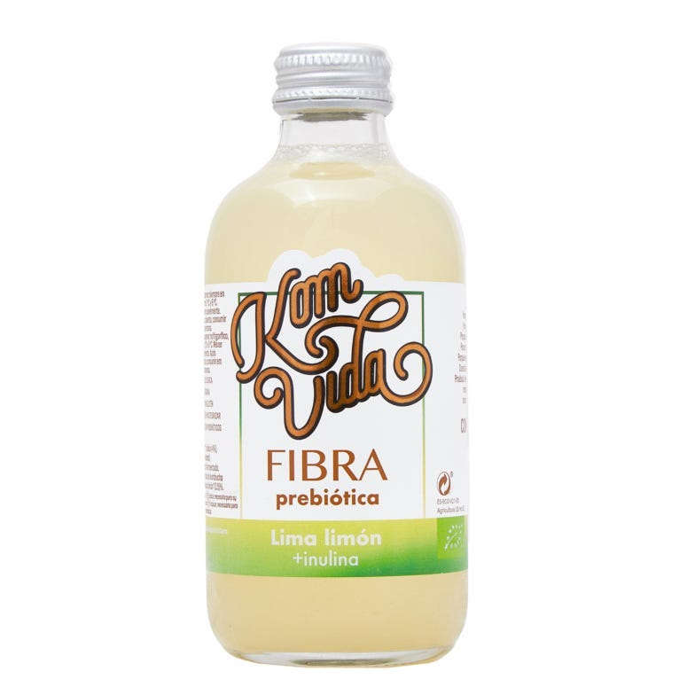 Kombucha orgánica con fibra prebiótica