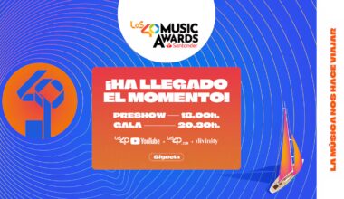 A qué hora ver el Preshow de LOS40 Music Awards Santander 2025 en directo desde cada país | LOS40 Music Awards Santander