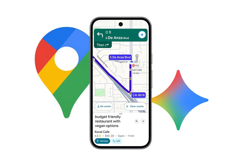 Google Maps se actualiza con la inteligencia artificial de Gemini para transformarse en un navegador conversacional con estas nuevas opciones