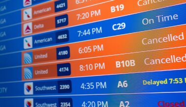 Más cancelaciones de vuelos tras el peor día para viajes aéreos por el cierre de gobierno de Estados Unidos