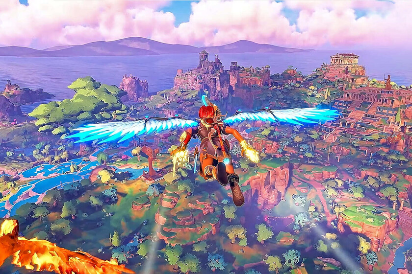 Consigue gratis uno de los mundos abiertos más originales de Ubisoft, un curioso God of War con la jugabilidad de Zelda Breath of the Wild - Immortals Fenyx Rising