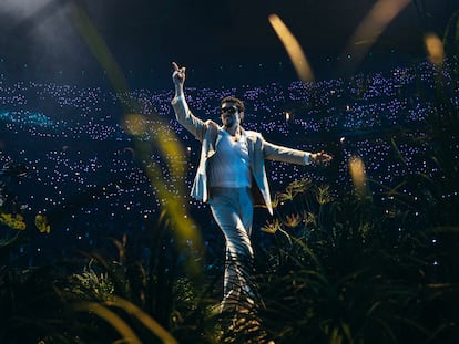 Bad Bunny, en una actuación en el Coliseo de San Juan (Puerto Rico) en septiembre de 2025