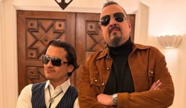 Los Aguilar brinda por sus nominaciones a los Latin Grammy, ¿Pepe Aguilar o Christian Nodal?