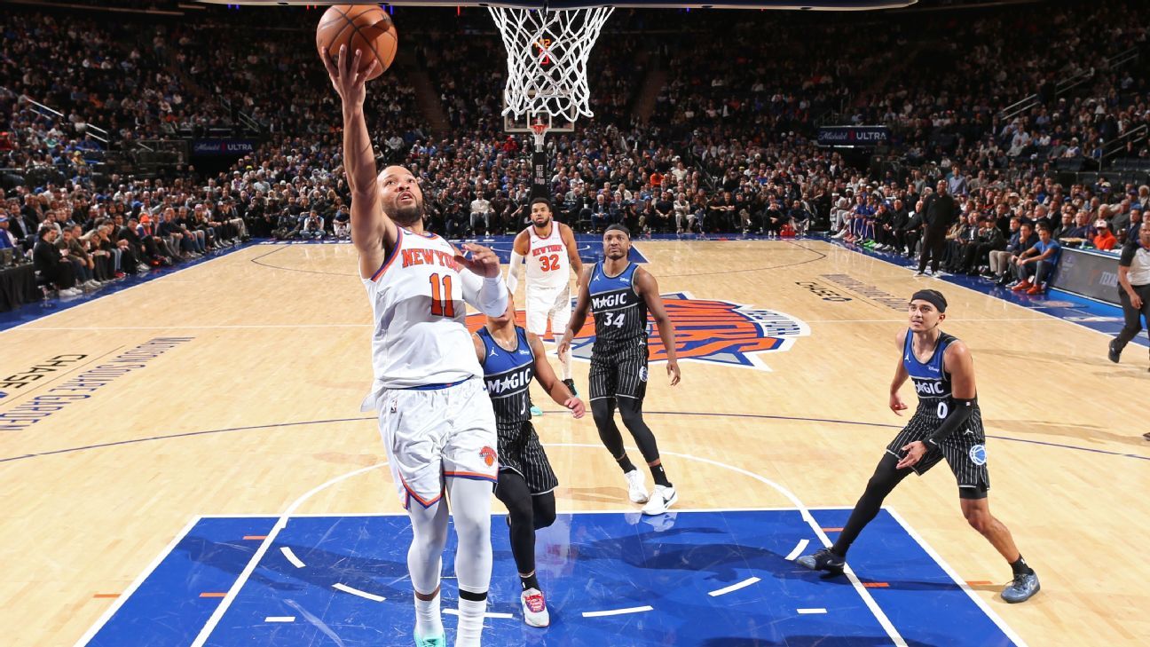 Jalen Brunson sufre un esguince de tobillo grado 1, fuente