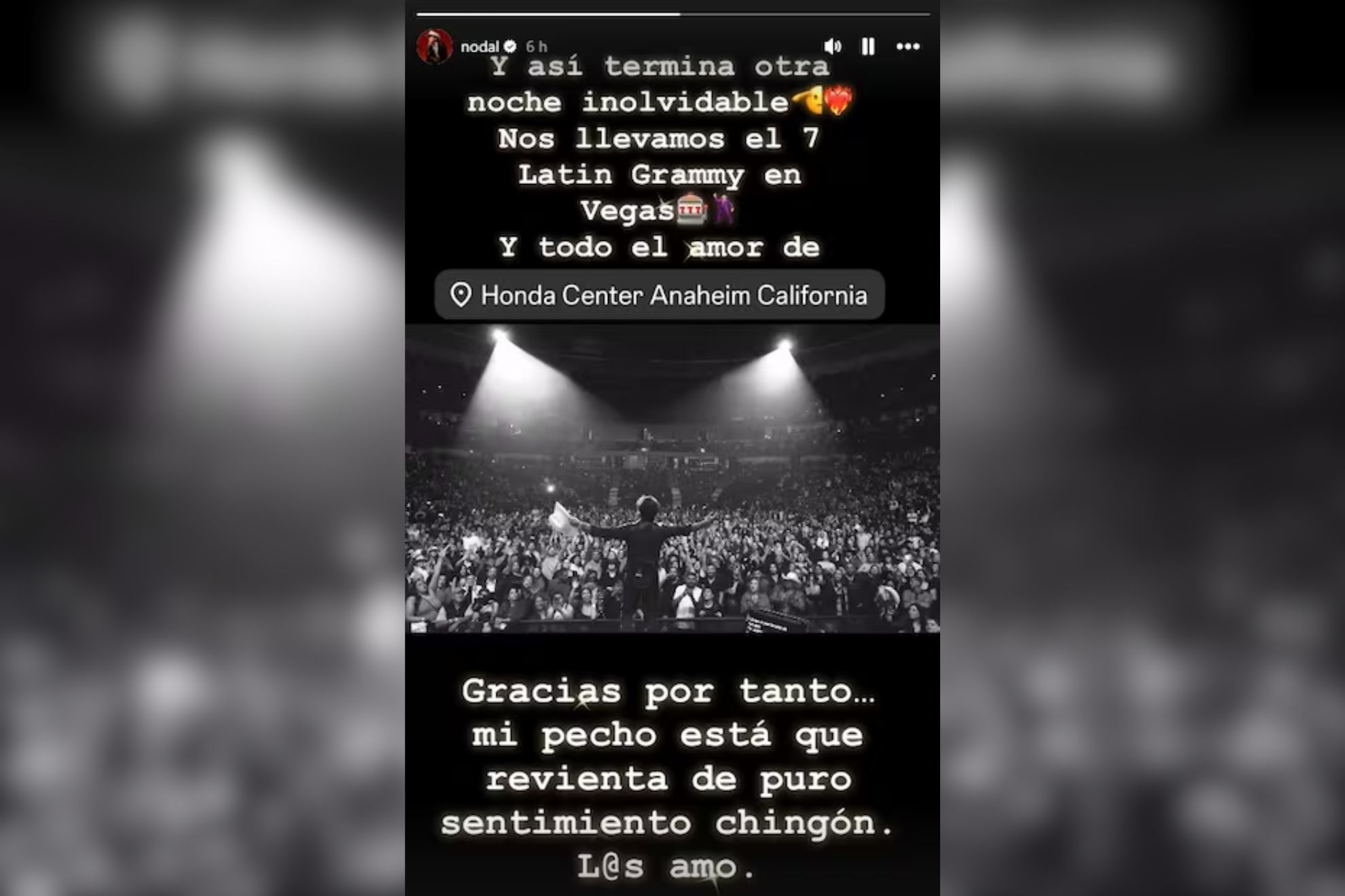 Christian Nodal y Ángela Águilar tras los Latin Grammy 2025