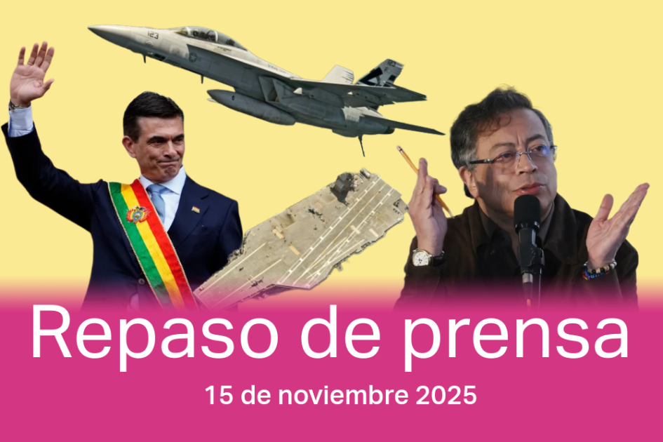 Un portaaviones reaviva tensiones: Colombia rompe con Washington, mientras Bolivia retoma relaciones con EE.UU.