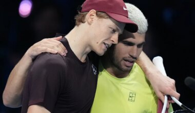 Alcaraz, el abrazo de Sinner tras la derrota, un viaje en furgoneta por delante y la duda para la Copa Davis: "Mi intención es darlo todo con España" - El Mundo