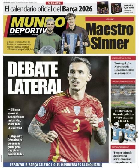 Portada Mundo Deportivo
