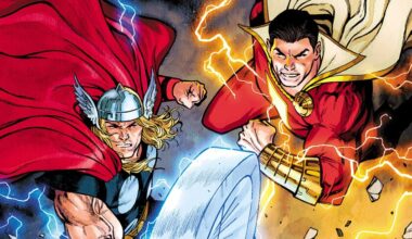 el cómic digital de Thor y Shazam