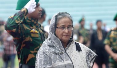 Bangladesh: Pena de muerte para la ex primera ministra Hasina