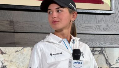 Kai Trump, la nietísima de Donald Trump acabó última en su estreno en el circuito profesional