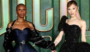 Ariana Grande explica por qué a ella y Cynthia Erivo les gusta tener tanto contacto físico en público