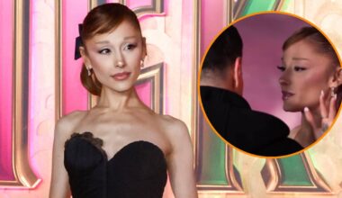 La reacción de Ariana Grande a los gritos de fotógrafos en Nueva York durante el estreno de “Wicked: For Good”