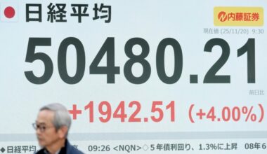 Las bolsas asiáticas repuntan después de sólidos resultados de Nvidia