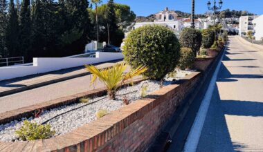 El Ayuntamiento de Jimena de la Frontera mejora las zonas ajardinadas en la Avenida de los Deportes y el Parque del Pensionista