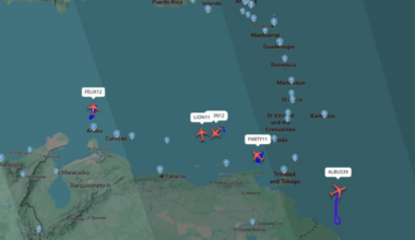 Reportan el sobrevuelo de al menos cinco aviones militares de Estados Unidos cerca de las costas de Venezuela