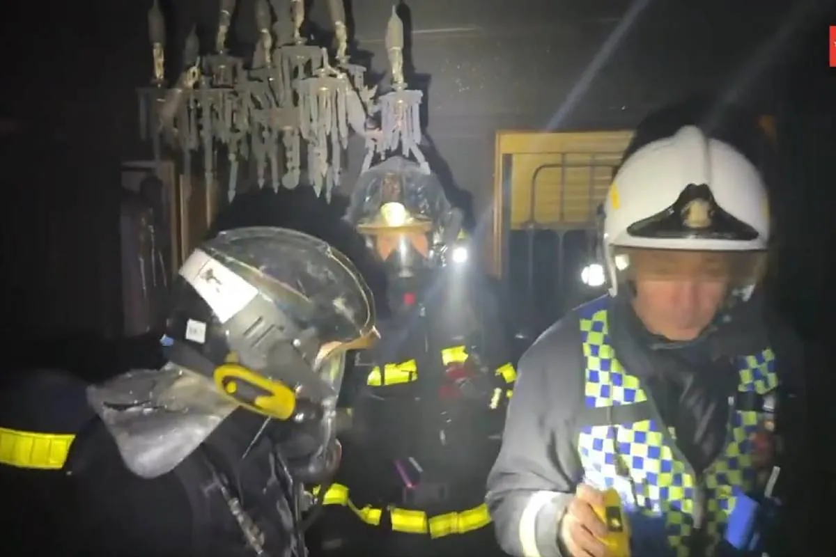 Muere un anciano en el incendio de un chalet en Las Rozas (Madrid) - El Mundo