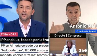 Javier Ruiz y Antonio Maíllo se enfrentan en Mañaneros 360 y acaban como el rosario de la Aurora: "Segunda vez que me insulta, segunda vez..." - El Mundo