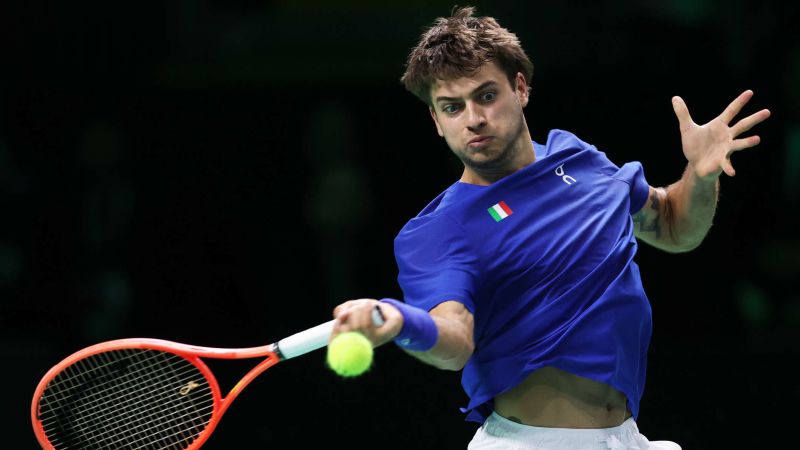 Italia, imparable en Copa Davis: campeón por tercer año consecutivo al vencer a España por 2-0 sin Sinner ni Musetti