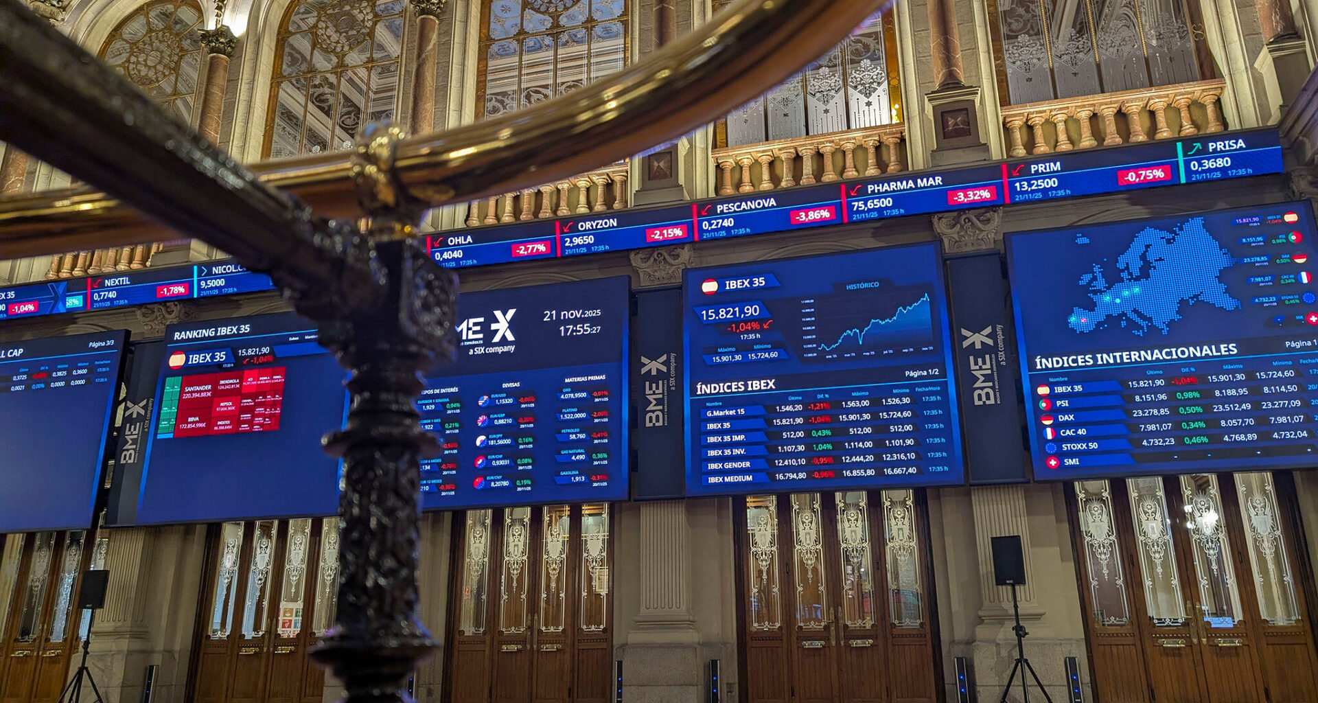 Ibex 35 hoy, la Bolsa en Directo | El Ibex duda con los 16.000 puntos