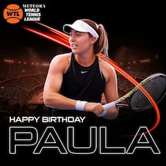 El regreso de Badosa se adelanta en la World Tennis League