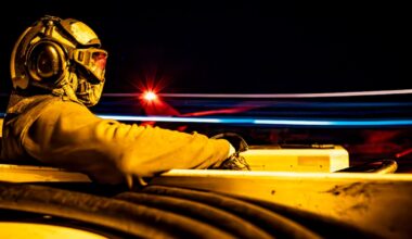 Estados Unidos realizó un entrenamiento nocturno de desembarco con el apoyo del USS Gerald R. Ford en el Mar Caribe
