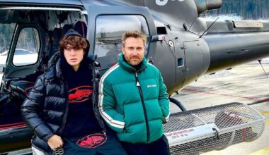 David Guetta y su hijo Elvis presumen de abdominales y conquistan las redes con su complicidad familiar