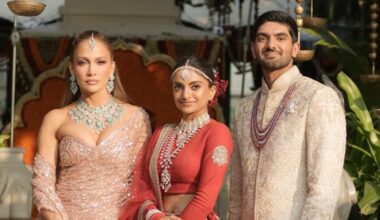 las fotos de la millonaria boda india que unió a dos grandes herederos