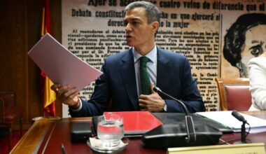 Bronca entre Pedro Sánchez y la oposición por la condena al fiscal general español