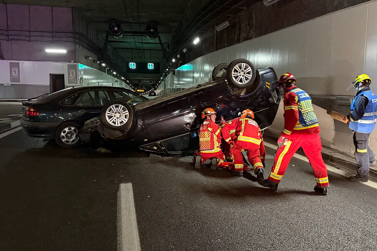 Una película de acción "a ciegas" para afinar el blindaje en los túneles de la M-30: simulacros anuales con atentados terroristas, inundaciones o, la última, una persecución policial - El Mundo