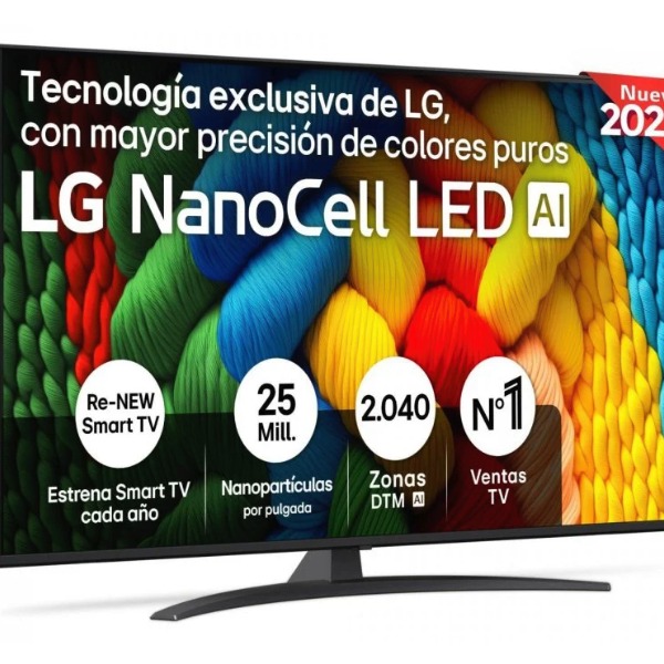 LG NanoCell AI 55NANO81A6A 55″ 4K NanoCell Smart TV webOS Direct-LED HDR