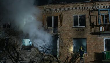 Un muerto y una decena de heridos por ataque ruso con drones contra Kiev