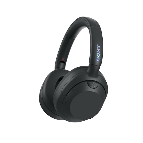 Sony ULT Wear Auriculares inalámbricos con Noise Cancelling, ULT Power Sound, Ultimate Deep Bass, Mismo procesador Que los WH-1000XM5, Llamadas nítidas, 30 Horas de batería, iOS y Android, Negro