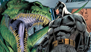 Batman tiene una moneda gigante y un dinosaurio en su Batcueva, y el origen es de lo más curioso