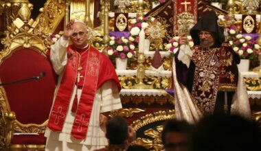 El papa concluye su visita a Turquía y viaja a Líbano con un mensaje de paz