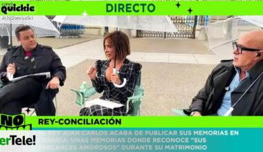 Patiño y Matamoros se plantaron en el Palacio Real pese a la lluvia