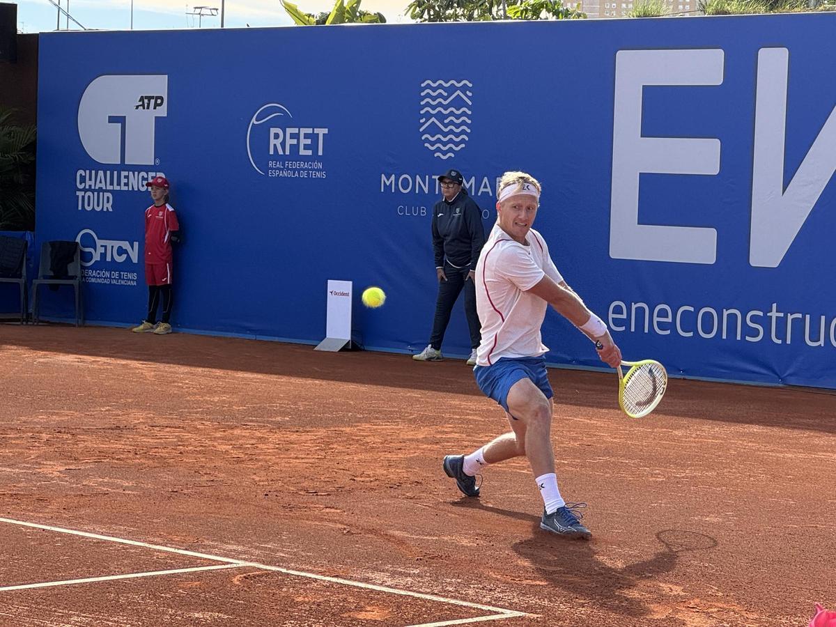 Kolar en plena acción.