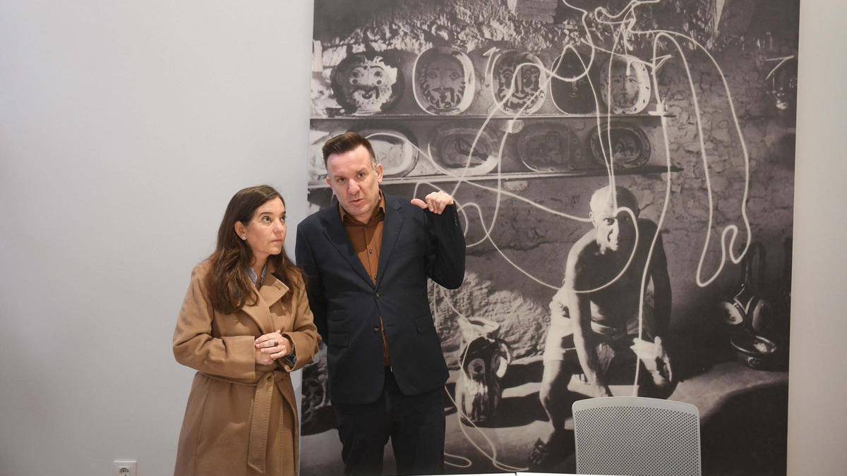Visita al interior de la Casa Museo Picasso de A Coruña tras su rehabilitación