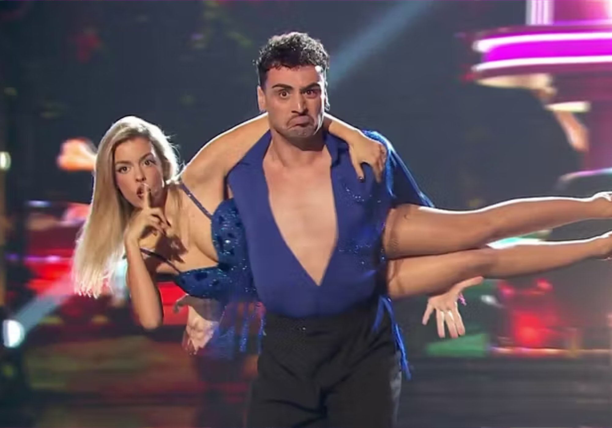 Nerea Rodríguez y Genís Betrian en 'Bailando con las estrellas'