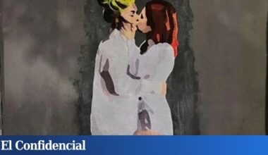 el simbólico grafiti de una reconciliación (por ahora) imposible