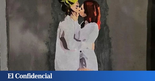 el simbólico grafiti de una reconciliación (por ahora) imposible