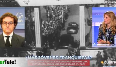 Bárbara Royo acusa a RTVE de hacer "apología del fascismo de izquierdas" en un debate en Cuatro sobre el franquismo