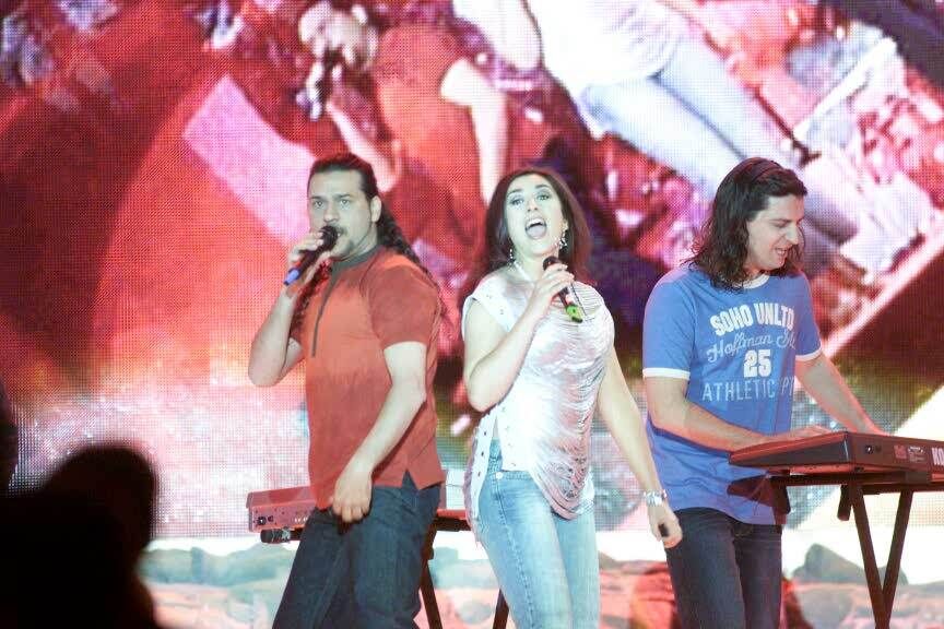 Camela en una actuación