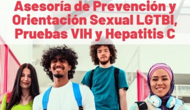 Jornada de asesoría sexual LGTBI y pruebas rápidas de VIH y hepatitis C el 27 de noviembre